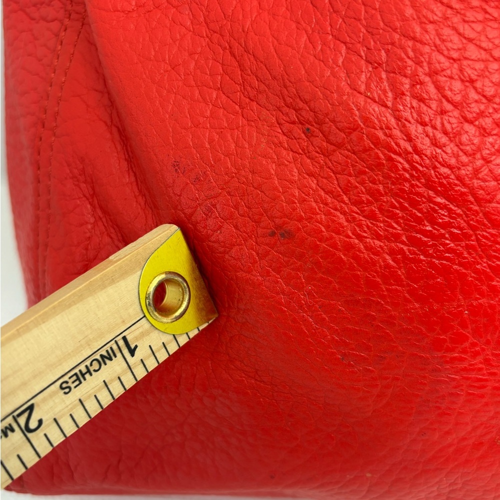 kate spade Bright Red Leather Tassel Hobo Shoulder Bag - Picture 13 of 13